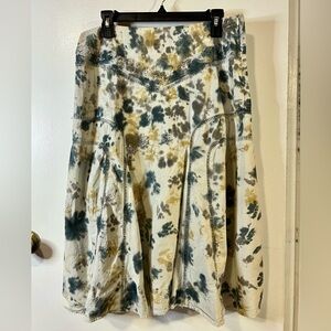 Lulumari Earthy Tie-Dye Skirt